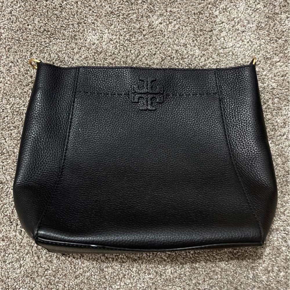 Tory Burch Mcgraw Bucket Bag Black